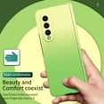 thumbnail image 7 of Feishe for Samsung Galaxy Z Fold 3 Case, Shockproof Luxury Gradient Color with Tempered Glass Screen Protector Matte Folding Flip Cover for Samsung Galaxy Z Fold 3 5G 7.6 inch, Green, 7 of 7