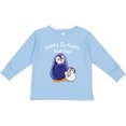 thumbnail image 3 of Inktastic Happy Birthday, Auntie- Cute Penguins Boys or Girls Long Sleeve Toddler T-Shirt, 3 of 5