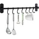 thumbnail image 2 of Soporte para Utensilios de Cocina CHAO de Acero Inoxidable con 8 Ganchos Montaje en Pared de Aluminio, 2 of 5