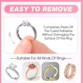 thumbnail image 4 of Pegamento Ajustador de Tamaño de Anillo con Luz UV y Silicona Mujeres Hombres Fácil Aplicación y Extracción Protectores de Anillo Se Adaptan A Cualquier Forma, 4 of 5