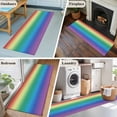 thumbnail image 4 of Runner Rug for Bedroom Hallway, Multicolor Rainbow Abstract Colored Gradient Kitchen Runner Rugs Area Rug 2x6ft, Ombre Art Washable Soft Floor Carpet for Entryway Stair, 4 of 9