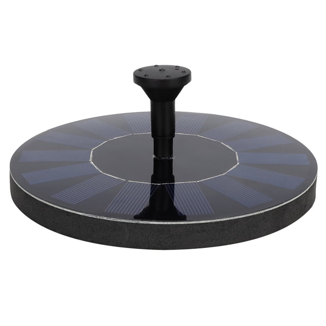 Fuente solar, kit de fuente flotante para estanque con energía solar para exteriores, kit de fuente con bomba de panel solar, funcionalidad de alta precisión