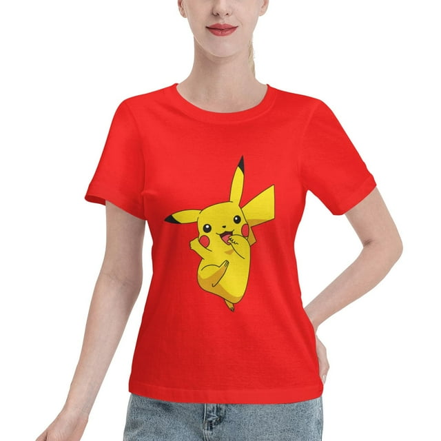 Women's Basic Short Sleeve T-Shirt Pikachu