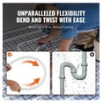thumbnail image 4 of PEX Pipe 3/4 Inch 100ft, PEX-B Tubing for Hot & Cold Water - with Cutter & Clamps - White, Flexible Plumbing Pipe for Radiant Heat, Water Lines, 4 of 9