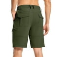 thumbnail image 7 of Mgmyaa Men's Cargo Shorts Casual Lightweight Loose Stretch Hiking Shorts Elastic Waist Athletic Gym Workout Shorts with 6 Pockets, 7 of 7
