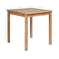 thumbnail image 4 of vidaXL Garden Table 80x80x77 cm Solid Teak Wood, 4 of 4