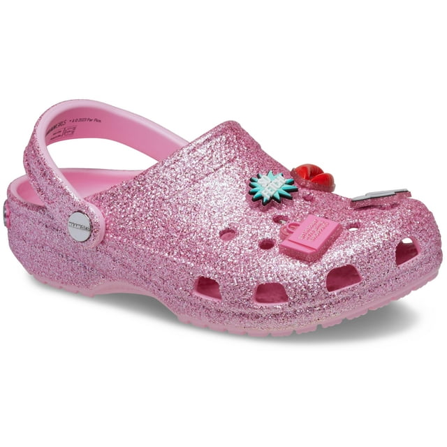 Sandalia Crocs Mean Girls Classic Glitter Clog Unisex 9M/11W