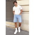 thumbnail image 6 of GINGTTO Men's Relaxed Fit Baggy Denim Shorts, 6 of 7