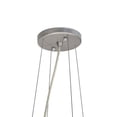 thumbnail image 2 of Meyda 151078 36 in. Cilindro White Textrene Pendant, Nickel - Fabric Contemporary Acrylic, 2 of 7