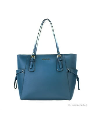Michael Kors Tile Blue & Optic White Mercer Convertible Tote, Best Price  and Reviews