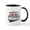 White/Black Inside, variant on CafePress - The Peanuts Gang Baseball Mug - 11 oz Ceramic Mug - Novelty Coffee Tea Cup