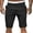Black, variant on ZQUUVOU Men's Shorts Cropped Shorts Sports Casual Solid Color Workwear Mid Pants Olive Green