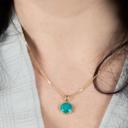14Kt Yellow Gold Natural Gemstone Pendant no Chain Only Pendant, March And April Birthstone Necklace, Valentines Day Special Gold-25