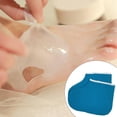 thumbnail image 4 of 1 par de guantes de cera de , botines, de tratamiento, suaves profesionales para manicura con calefacción, tela de felpa, de - Cubierta de pie azul Sunnimix Mitones de pie de mujer, 4 of 7