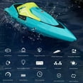 thumbnail image 4 of 4DRC S5 Mini Electric RC Boat for Kids - Blue Single Battery Version with 2.4GHz Wireless Control, 100m Range, Brushed Motor, 15min Runtime, Stunt Rolling, Anti-Collision Hull, Capsize Recovery,, 4 of 6