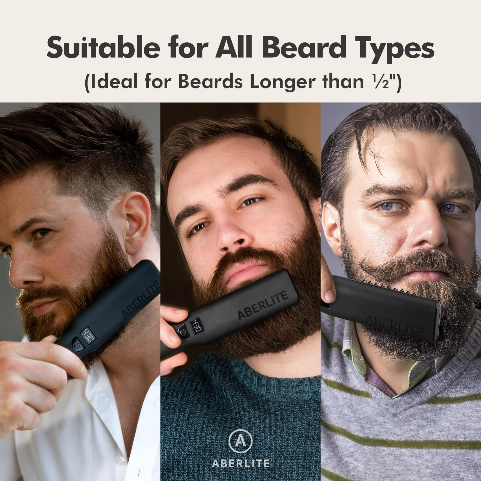Aberlite beard straightener for men sales