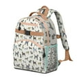 thumbnail image 2 of Whimsical Dog Lovers Backpack Artistic Canine Print with Paw and Bone Motifs for Students, 2 of 6