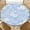 Baby Blue Floral, variant on ARTSLION Elastic Tablecloth For Round Tables, Waterproof Tablecover For Up To 36in Round Table, Dining Tablecover For Indoor And Outdoor, Holiday, Mint Lily