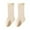Beige, variant on TOOYOU Baby Socks Knee High Socks Girls Tube Long Socks Boys Toddlers Ruffled Socks Baby Socks With Grips On Bottom Size 18-24 Months