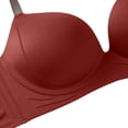 thumbnail image 5 of Blmnix Womens Bras Balconette Push Up Bra No Underwire Minimizer Bras Bras Red Push Up Bras for Women,XL, 5 of 6