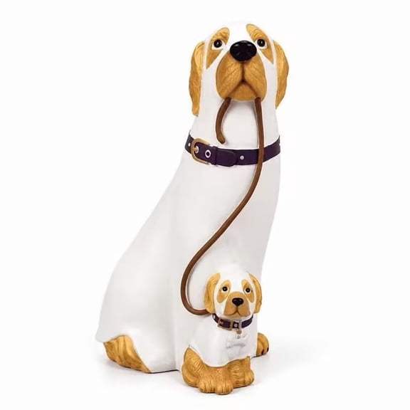Vikakiooze Halloween Golden Retriever Resin Figurine 5.1 in