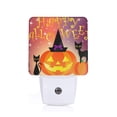 thumbnail image 1 of Balery Halloween Luz Nocturna LED con Sensor Automático, Enchufe con Sensor Crepuscular, Luz Suave de 0.5W para Dormitorio, Pasillo, Baño-UK, 1 of 7
