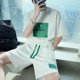thumbnail image 2 of Conjuntos de camiseta y pantalones cortos para hombre, ropa informal elegante para hombre, estilo coreano, suave, talla XL, ajuste regular, talla 5XL, conjunto de 2 piezas, oferta al por mayor, 2 of 4