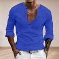 thumbnail image 2 of Men’s Long Sleeve Solid Color Base Shirt Casual Everyday Fashion Top, 2 of 5