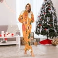 thumbnail image 2 of 1 Piece Adult Onesie Pajamas Cozy & Loose-Fit Sleepsuit Loungewear with Pockets Cute Hand-drawn Pumpkins Small, 2 of 7