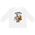 thumbnail image 3 of Inktastic Farmer Boy with Happy Farm Animals Boys or Girls Long Sleeve Toddler T-Shirt, 3 of 5