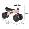 thumbnail image 2 of Lil' Rider 3-Wheel Toddler Bike with Easy Grip Handles, No Pedals, Pink, 40 lbs Max Weight, 2 of 8