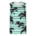 thumbnail image 5 of Arnsht Mens Summer Vacation Tank Tops Sleeveless Muscle Shirts Beach Hawaiian Printing Leisure Sports Fitness Tank Tops Green M, 5 of 5