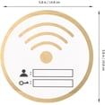 thumbnail image 2 of Generic Acrylic Wifi Password Sign Business Shop Rewritable Acrylic Network, 2 of 6