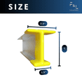 thumbnail image 2 of F&L Rubber I-Beam End Cap — Heavy-Duty Protective Cover for Structural I-Beams — Weather-Resistant, Shock-Absorbing Fit — (4-Pieces), 2 of 6