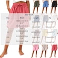 thumbnail image 3 of QSXADF Women Pajama Shorts Sleep Bottoms Solid Shorts Color Elastic Waist with Pockets Breathable For Women Home Sleepwear Ladies Loungewear, 3 of 6