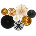 thumbnail image 1 of DeeCozy Foldable Handmade Round Paper Fan Round Paper Fan Festive Flower Tissue Fan For Wedding Parties Festivals, 1 of 8