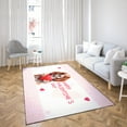 thumbnail image 4 of Happy Valentine's Day Cavalier King Charles Spaniel Brings Love Heart Indoor Rug Dog Lover Gifts Carpet Living Bed Room Sofa Home Decor - 02028, 4 of 5