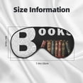 thumbnail image 5 of Goofa Books1 Printed Sleep Eye Mask for Men Women, Zero Eye Pressure Sleeping Mask, Light Blocking Night Blindfold, Soft Eye Shade Cover, 5 of 7
