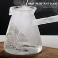 thumbnail image 4 of Dosaele 2pcs Coffee Pot Glass Stovetop Tea Pots Tearoom Side Handle Teapot Kettle Random Style, 4 of 10