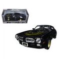 thumbnail image 2 of 1973 Pontiac Firebird Trans Am Black with Gold Wheels 1/24 Diecast Model Car by Motormax, 2 of 2