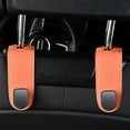 thumbnail image 3 of Tignapoo Orange Car Seat Back Hook - Multi-Functional, Hidden, Rotatable, No-Tool Installation, Universal Fit for Cars, SUVs, Trucks - Holds Up to 110lbs/50kg, 3 of 5
