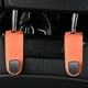 thumbnail image 5 of Gancho multifuncional para reposacabezas para respaldo de asiento de coche Flexible 1 pieza Cuero, 5 of 8