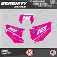 thumbnail image 2 of Kalair GFX Graphics Kit for Husqvarna Enduro 4-STORKE FE350,FE450 and FE501 (2020-2023) Serenity Series, 2 of 5