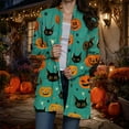 thumbnail image 6 of Hessimy Halloween Sweaters For Women Sweater Crewneck Pullover Long Sleeve Casual Vintage Cardigan Fall 2025 Outfits(Green,M), 6 of 9