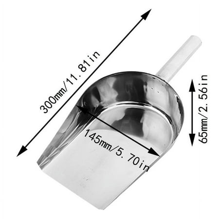 

kitchen cutlery serving dishes dining plates set Ice Scoop Scoop For Multi-Purpose Use Stainless Steel Metal Food Kitchen Restaurant Bar Party Wedding Machine Heavy Duty Silver