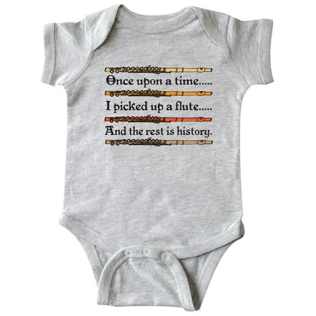 

Inktastic Flute Music Funny Band Gift Gift Baby Girl Bodysuit