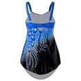 thumbnail image 4 of Blotona Womens One-Piece Swimsuits Tummy Control Swim Suites Speedo V Neck Swimsuit Backless Sexy Shaping Swimsuit Summer Tie dye Beach Swimwear Criss Cross Solid Color Swimsuit Swim Dresses, 4 of 5
