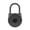 Gray, variant on Mini Round Fingerprint Padlock Portable Lock for Travel Luggage and Cabinet Use ,Easy DIY Installation