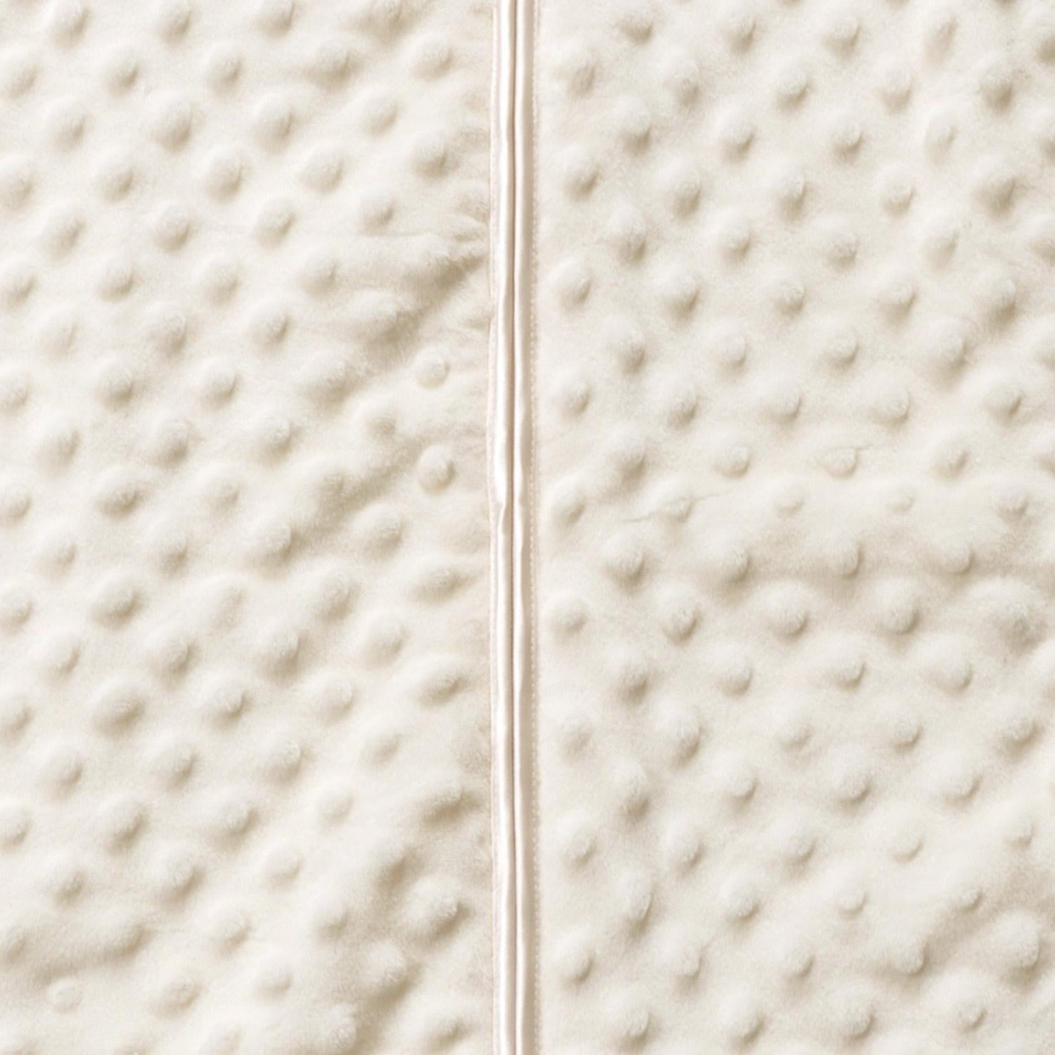 HALO SleepSack Wearable Blanket, Plushy Dots Velboa, Cream, Unisex, Infant, Medium, 6-12 Months