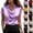 #01 Purple, variant on Elegant Cowl Neck Satin Shirts for Women Silk Short Sleeve Lapel Business Blouses Casual Office Work Dressy Tops, Dark Blue L